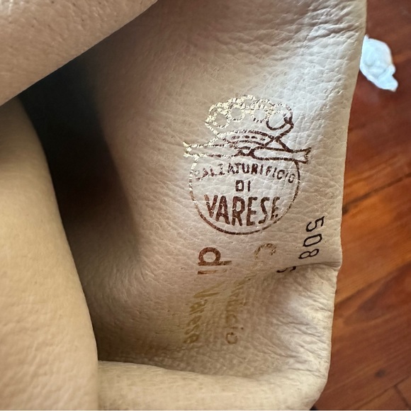 Vintage early 80s Italian Calzaturificio di Varese leather boots w original box - Picture 6 of 12